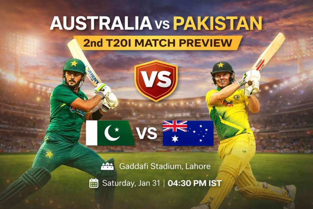 Australia vs Pakistan 2nd T20I – Match Preview australia vs pakistan