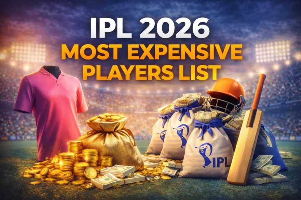 IPL 2026 Most Expensive Players List – Complete Breakdown ipl 2026 most expensive players list