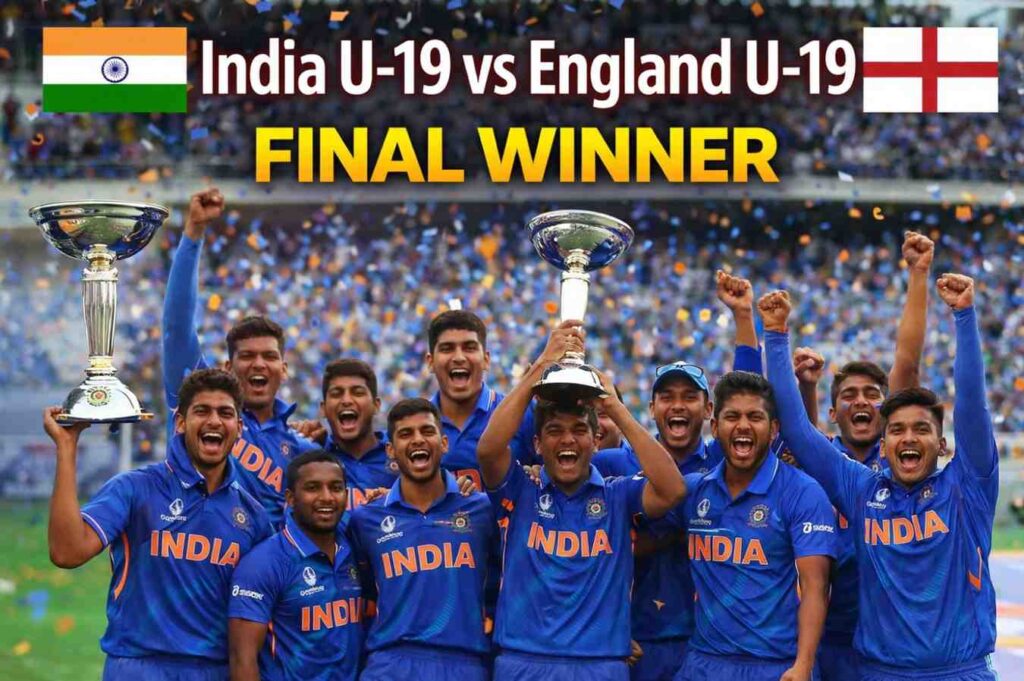 India U-19 vs England U-19 Final Winner: A Proud Moment for Indian Cricket india u 19 vs england u 19 final winner